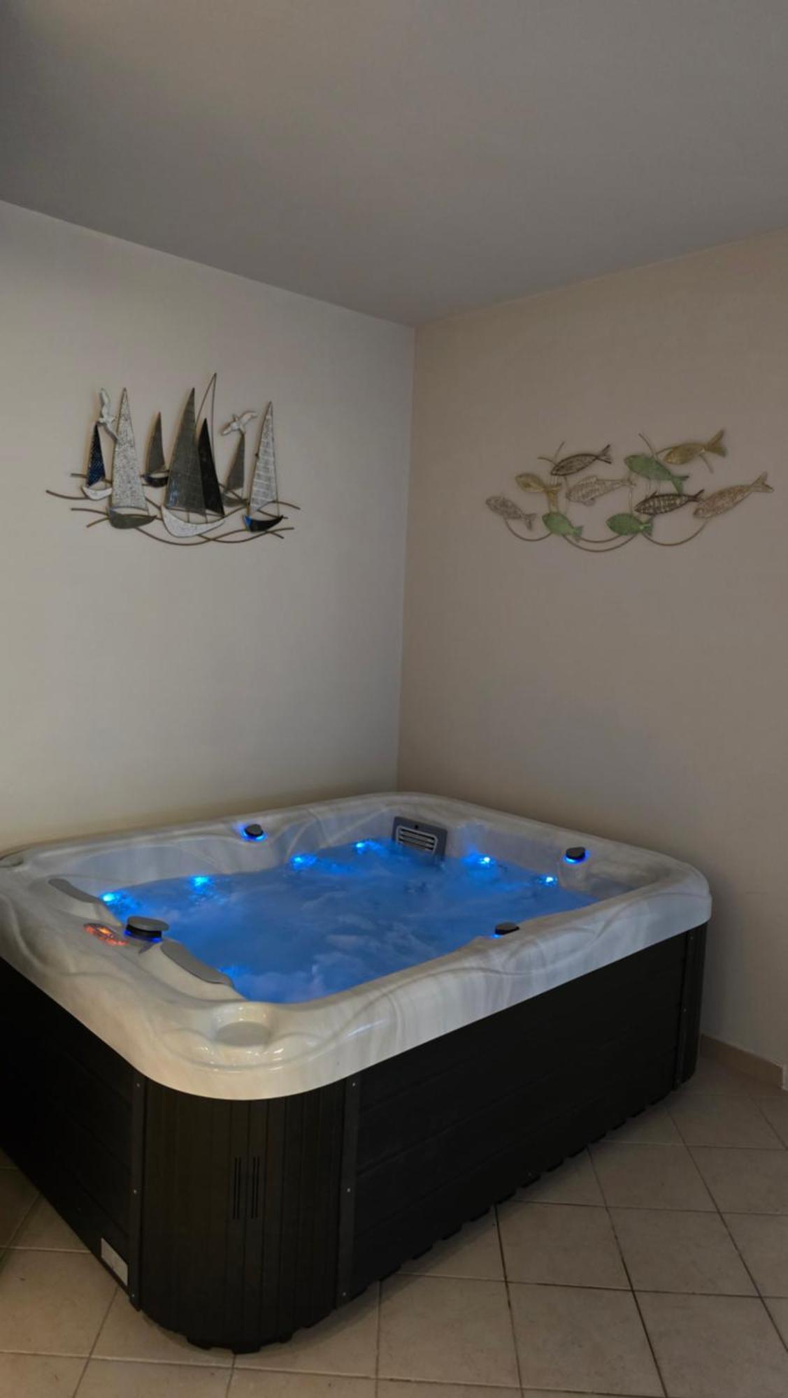Blue Dolphin Apartment - Private Indoor Pool, Jacuzzi, Garden Split Exteriér fotografie